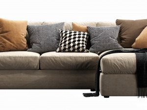 linteloo winston chaise lounge 3D 模型