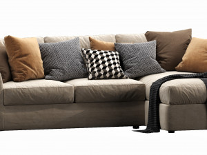 linteloo winston chaise lounge 3D 模型
