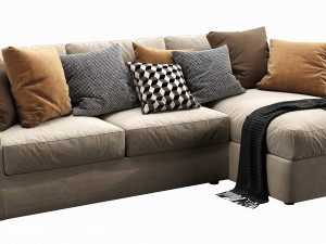 linteloo winston chaise lounge 3D 模型