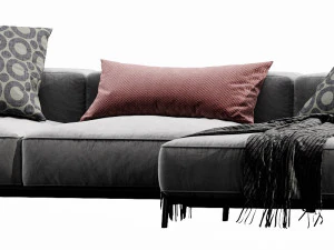 flexform ettore chaise lounge 3D Model