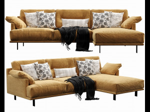 linteloo george chaise lounge 3D Model