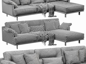 linteloo george chaise lounge Modèle 3D