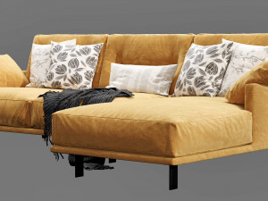 linteloo george chaise lounge Modèle 3D