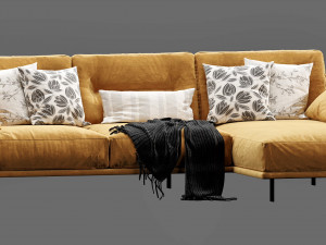 linteloo george chaise lounge Modèle 3D
