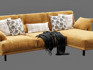 linteloo george chaise lounge 3D Model