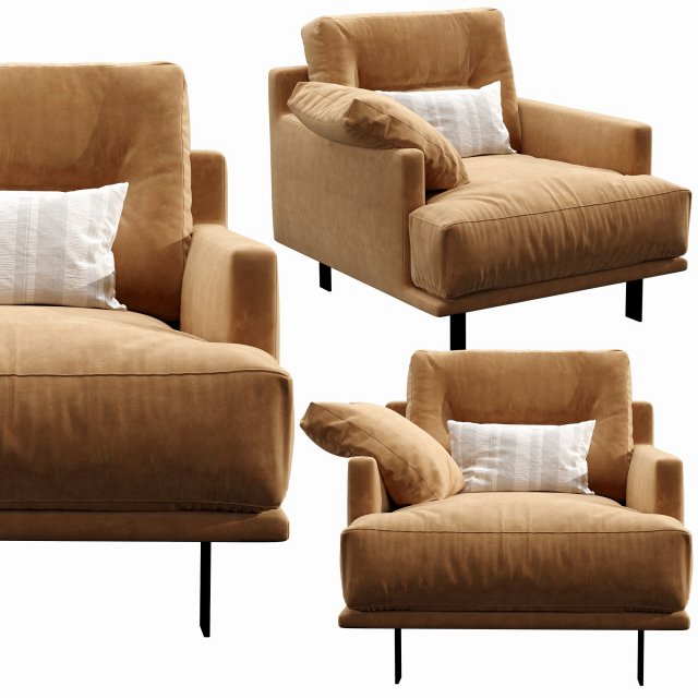 linteloo george armchair Model 3D .c4d .max .obj .3ds .fbx .stl .blend 