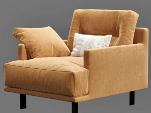 linteloo george armchair Model 3D