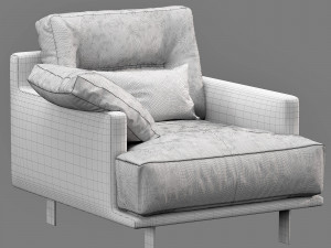 linteloo george armchair Model 3D