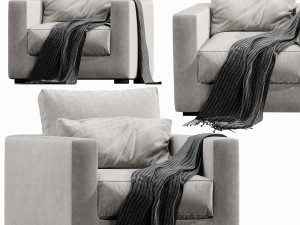 linteloo mauro armchair 3D Model