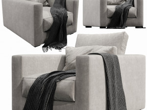 linteloo mauro armchair 3D Model