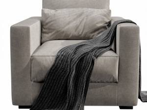linteloo mauro armchair 3D Model