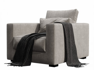 linteloo mauro armchair 3D Model