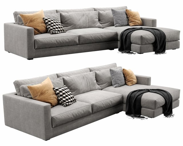 linteloo mauro chaise lounge Modello 3D .c4d .max .obj .3ds .fbx .stl .blend 