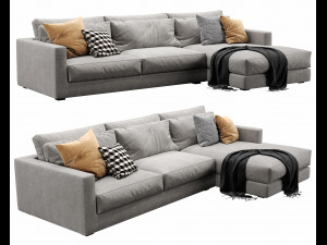 linteloo mauro chaise lounge 3D Model
