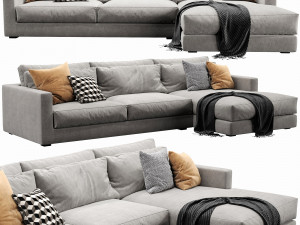 linteloo mauro chaise lounge Modello 3D