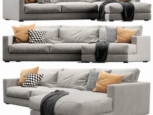linteloo mauro chaise lounge 3D Model