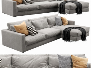 linteloo mauro chaise lounge Modello 3D