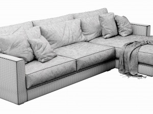 linteloo mauro chaise lounge Modello 3D