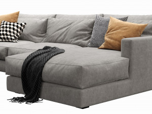 linteloo mauro chaise lounge Modello 3D