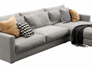 linteloo mauro chaise lounge Modello 3D