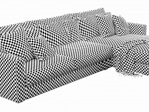 linteloo mauro chaise lounge Modello 3D