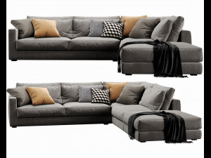 linteloo mauro chaise lounge 3D Model