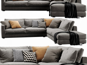 linteloo mauro chaise lounge 3Dモデル