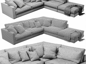 linteloo mauro chaise lounge 3Dモデル