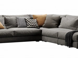 chaise longue mauro con architrave Modello 3D