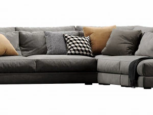 chaise longue mauro con architrave Modello 3D