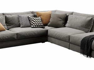 chaise longue mauro con architrave Modello 3D