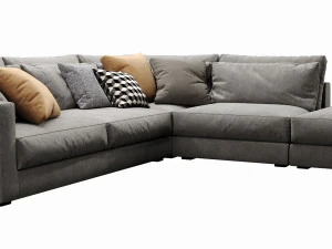 chaise longue mauro con architrave Modello 3D