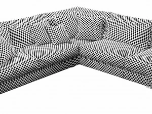 chaise longue mauro con architrave Modello 3D