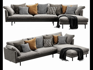 horm ellington chaise lounge Modèle 3D
