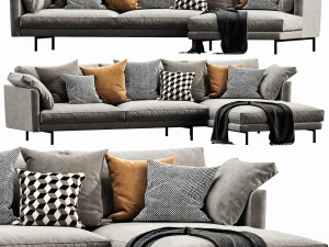 horm ellington chaise lounge 3D Model