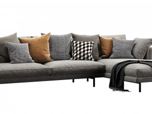 horm ellington chaise lounge 3D 모델