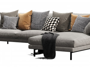 horm ellington chaise lounge 3D 모델