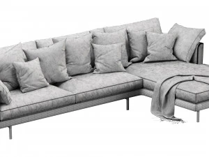 horm ellington chaise lounge 3D Model
