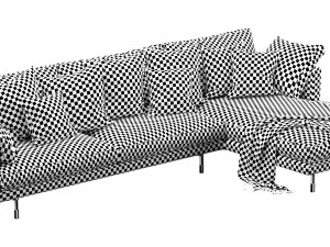 horm ellington chaise lounge 3D Model
