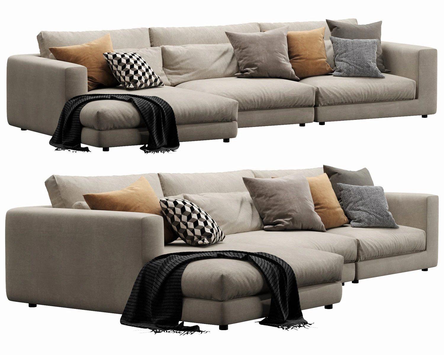 linteloo studio chaise lounge 3D Model .c4d .max .obj .3ds .fbx .stl .blend 