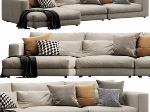 linteloo studio chaise lounge 3D Model