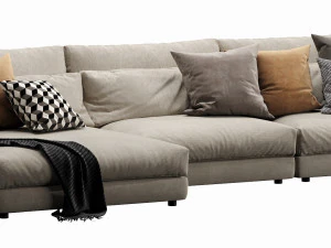 linteloo studio chaise lounge 3D Model