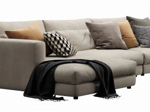 linteloo studio chaise lounge 3D Model