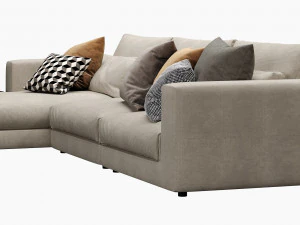 linteloo studio chaise lounge 3D Model