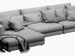 linteloo studio chaise lounge 3D Model