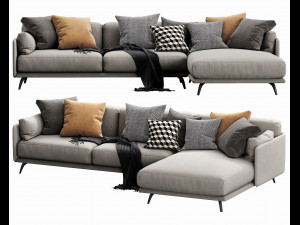 ditre italia krisby chaise lounge 3D Model