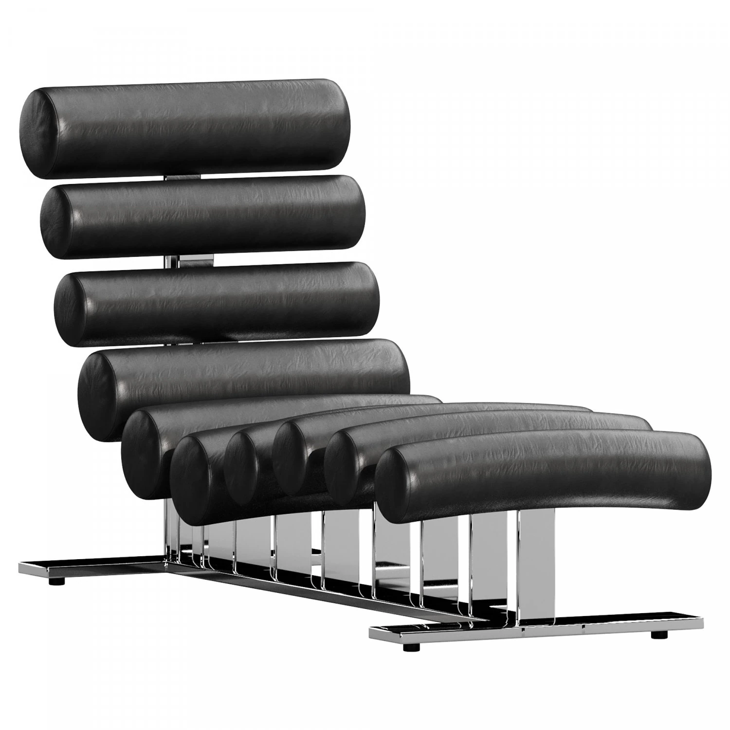 milo baughman chaise lounge 3D Model .c4d .max .obj .3ds .fbx .stl .blend 