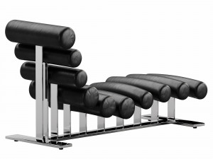 milo baughman chaise lounge 3D Модель