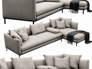 linteloo relax chaise lounge 3D 模型