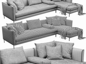 linteloo relax chaise lounge 3D 模型